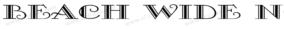 Beach Wide Normal字体转换